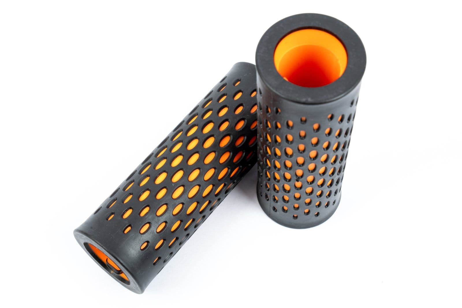 Pure Electric Parts Handlebar Grip Pair - Black /Papaya