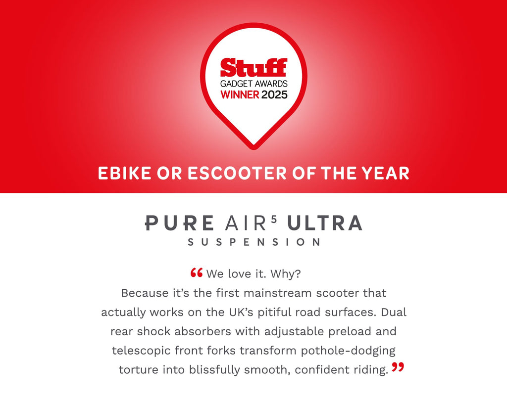 Pure Electric Scooter Air⁵ Ultra Suspension