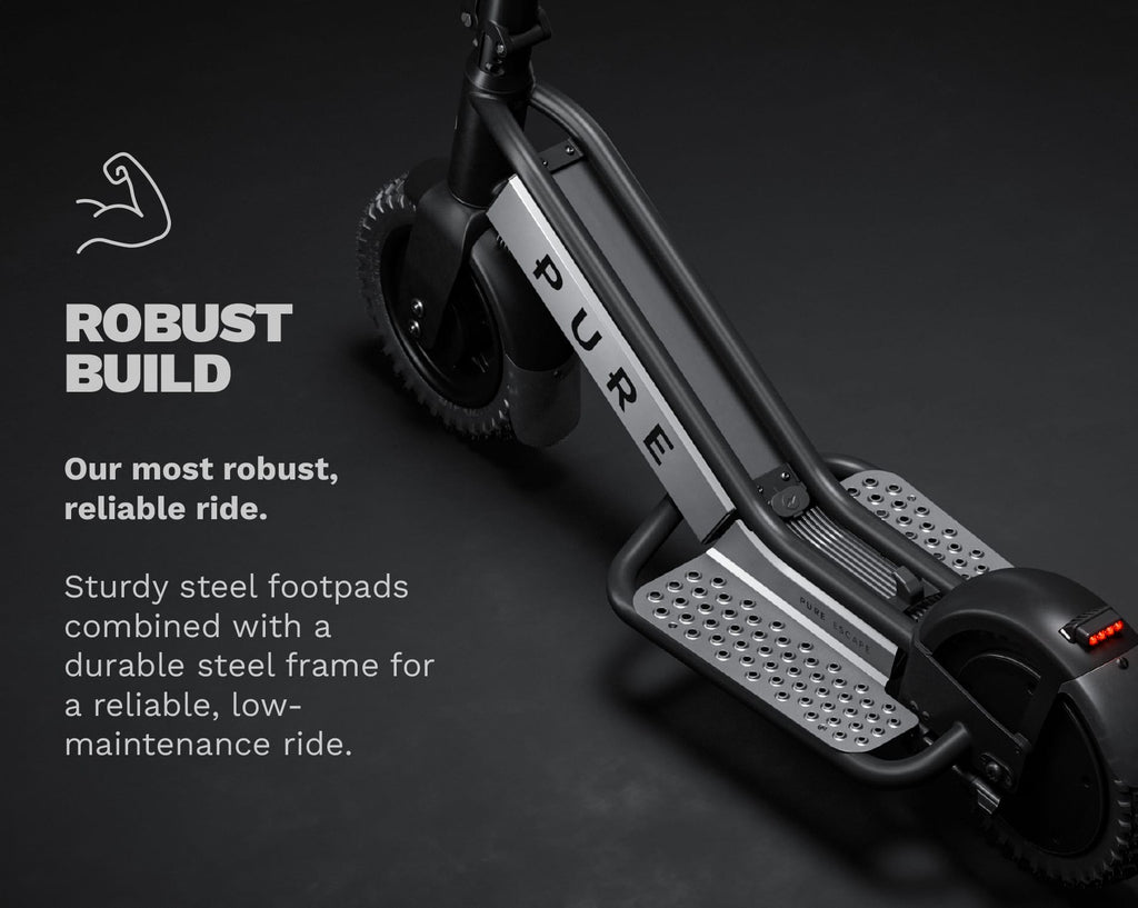 Pure Scooter Black & Gunmetal Escape