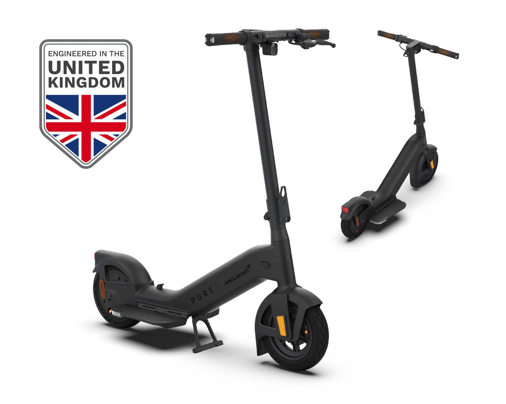 Pure Scooter Black Pure x McLaren Black