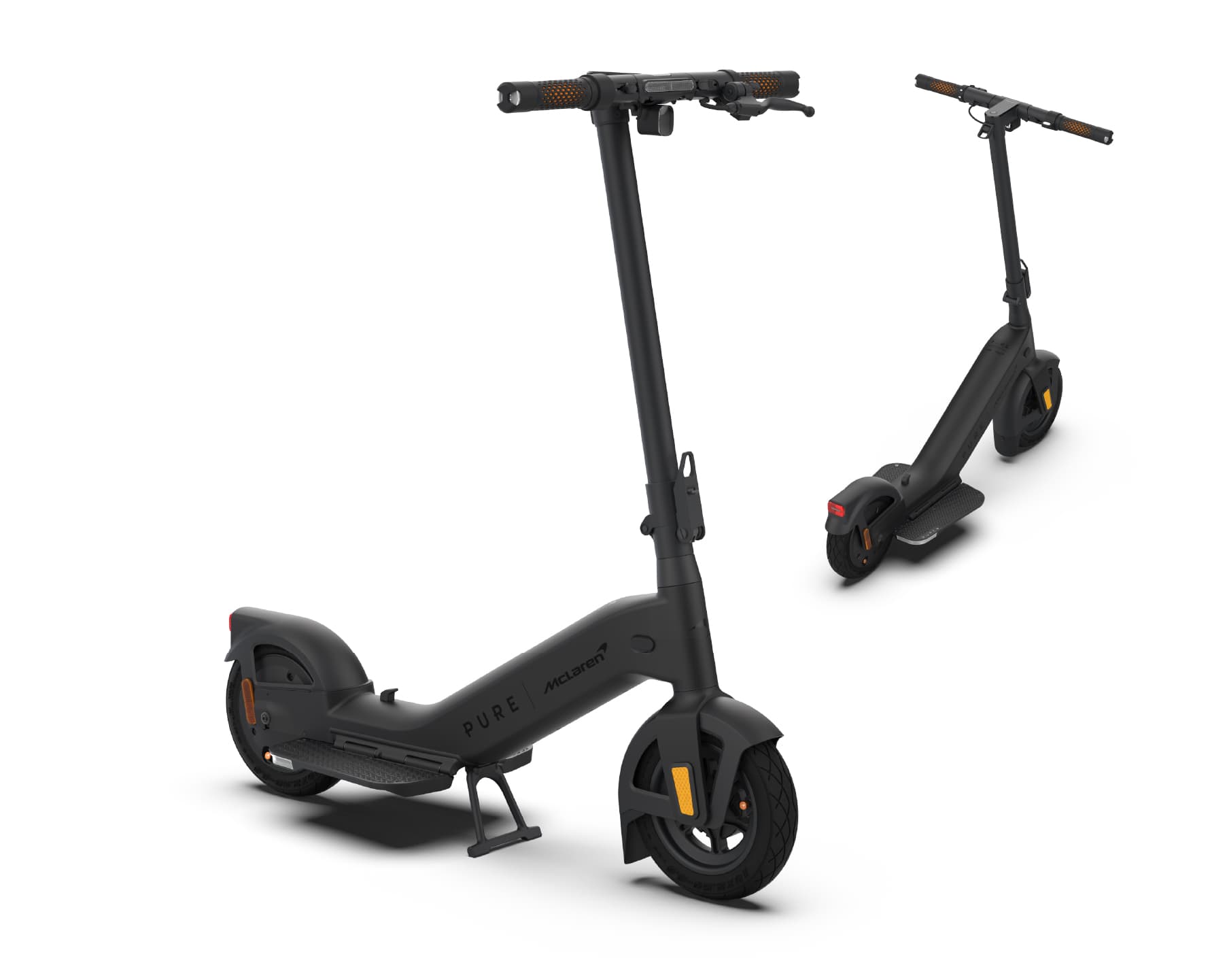 Pure Scooter Black Pure x McLaren Black