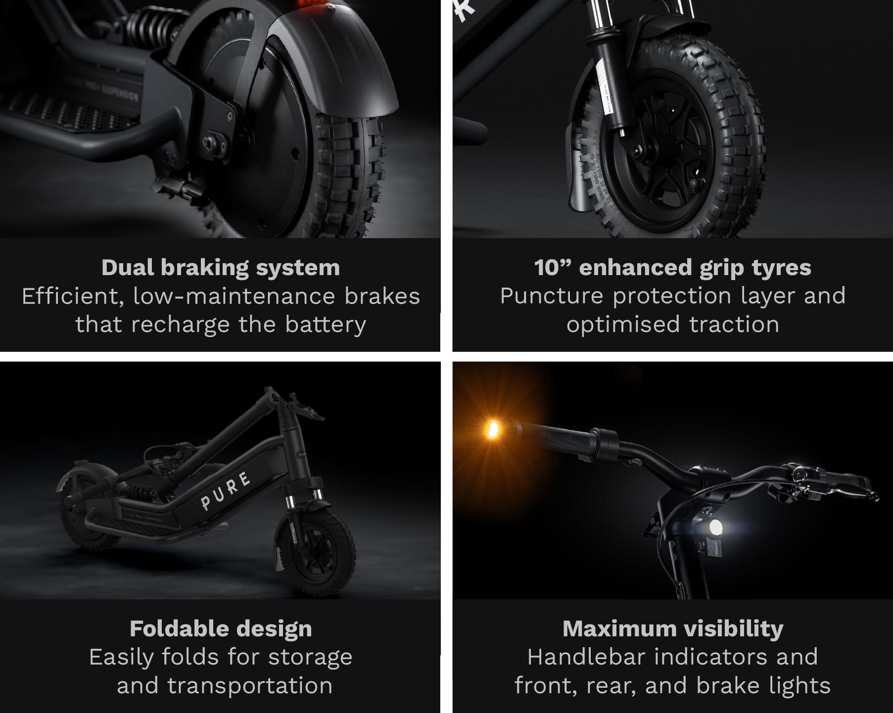 Pure Scooter ESCAPE PRO+ SUSPENSION