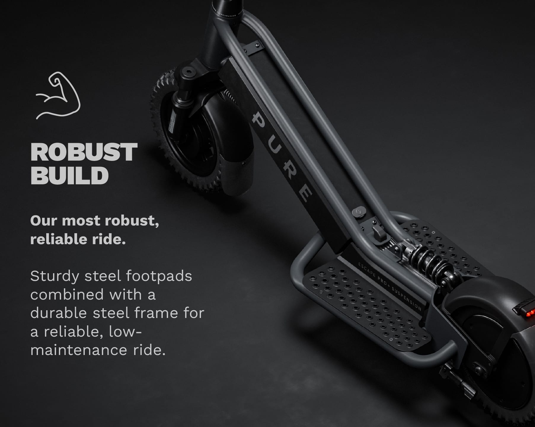 Pure Scooter ESCAPE PRO+ SUSPENSION