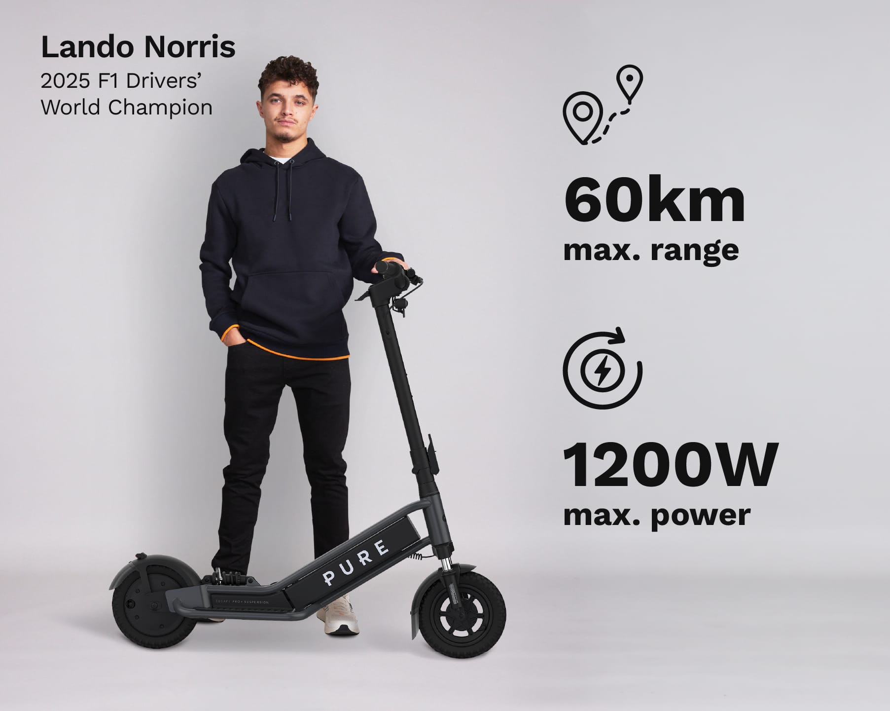 Pure Scooter ESCAPE PRO+ SUSPENSION