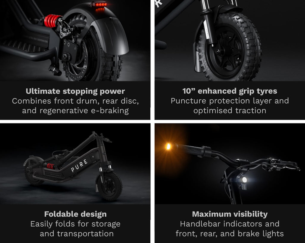 Pure Scooter ESCAPE ULTRA MAX SUSPENSION